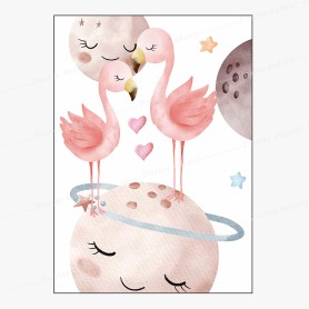 Affiche : Flamant rose Affiche : Flamant rose