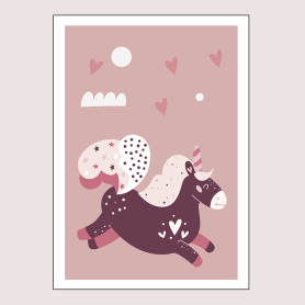 Affiche :  Petite licorne Affiche :  Petite licorne