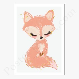 Affiche Adorable petit Loup Affiche Adorable petit Loup