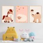 Set de 3 Affiches Boho Animaux