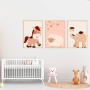 Set de 3 Affiches Boho Animaux