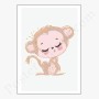 Affiche Adorable petit singe