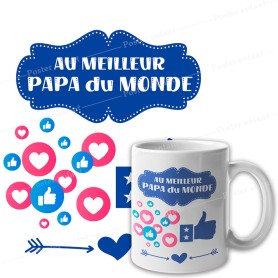 Mug pour papa à personnaliser Mug pour papa à personnaliser