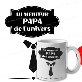 Mug cravate pour papa à personnaliser Mug cravate pour papa à personnaliser