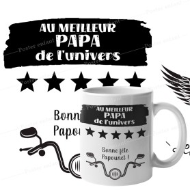 Mug biker pour papa à personnaliser Mug biker pour papa à personnaliser
