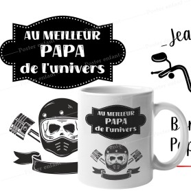 Mug biker pour papa à personnaliser Mug biker pour papa à personnaliser