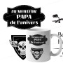 Mug tête de mort pour papa à personnaliser