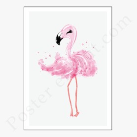 Affiche flamant rose Affiche flamant rose