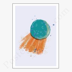 Affiche Petite fusée Affiche Petite fusée