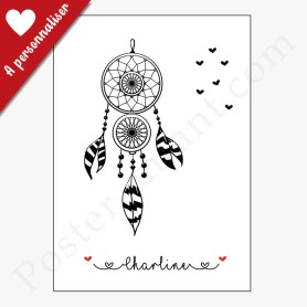 Attrape rêve Prénom à personnaliser Attrape rêve Prénom à personnaliser