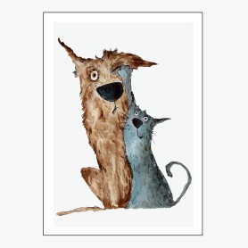 Affiche  Adorables et drôles de petits chiens Affiche  Adorables et drôles de petits chiens