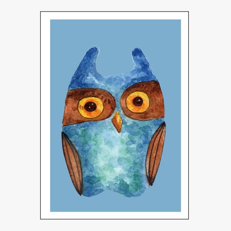 Affiche  Hibou fun et amusant