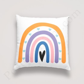 Coussin déco : Arc en ciel Coussin déco : Arc en ciel