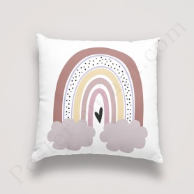 Coussin déco : Arc en ciel Coussin déco : Arc en ciel