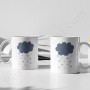 Mug : Petit nuage avec pluie en forme de coeur